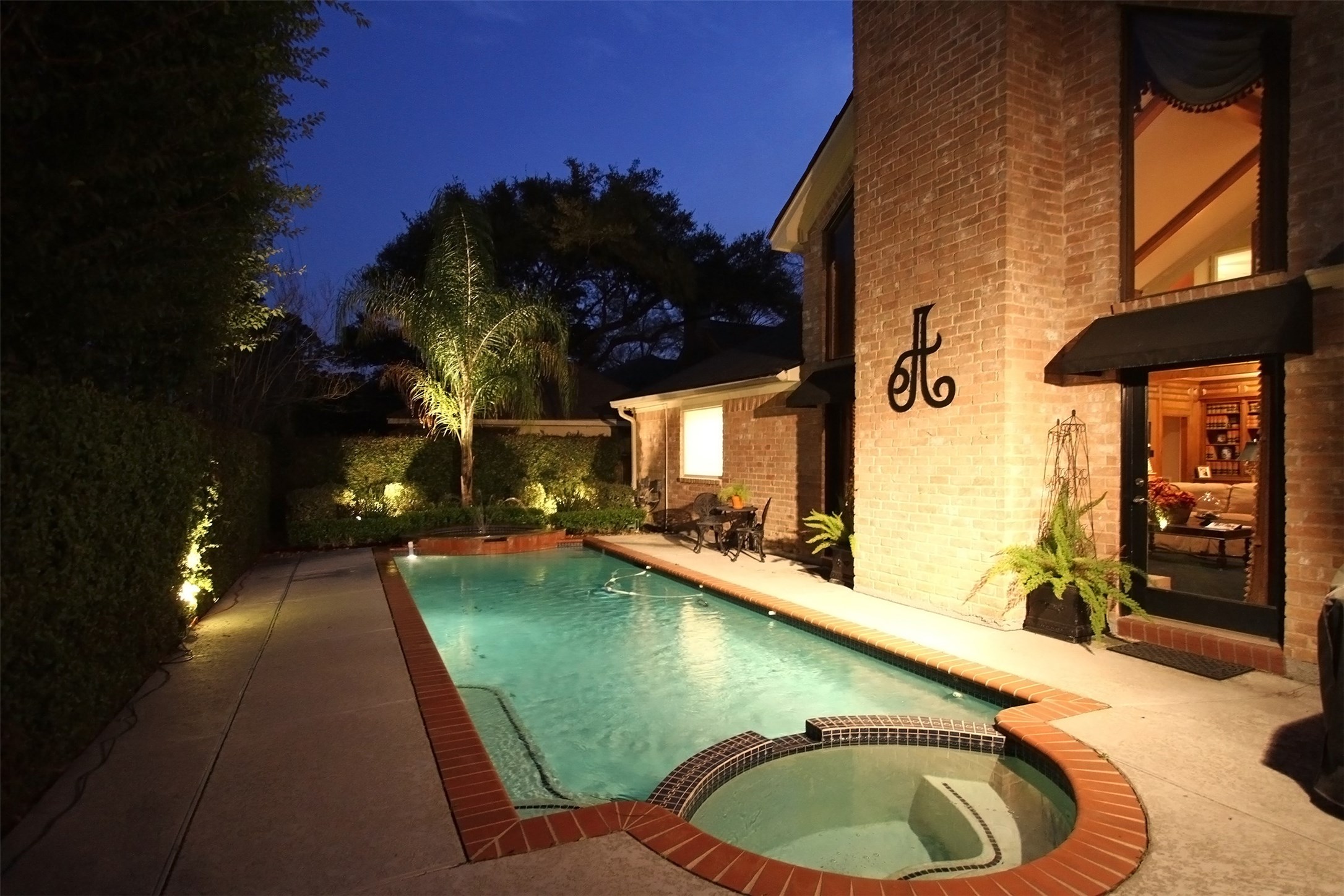 16114 Kempton Park Drive Spring, TX 77379 - Photo 42 of 46 BEAUTIFULLY LANDSCAPED BACKYARD
OFFERS SERENITY IN THE EVENING - Enjoy a
quiet evening in the backyard among soft breezes
and gentle water sounds in the background. What a
great place to relax in total privacy.