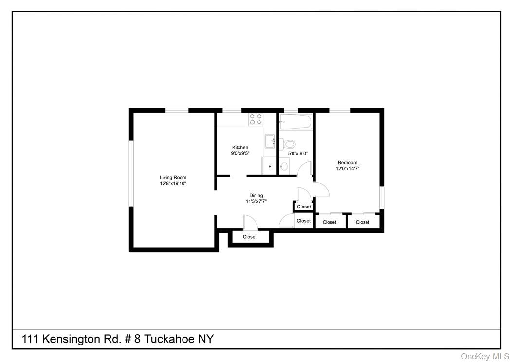 111 Kensington Road, Unit 8 Bronxville, NY 10708 - Photo 11 of 16 a picture of floor plan