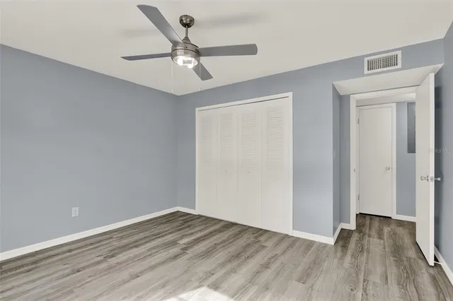 wooden floor in an empty room