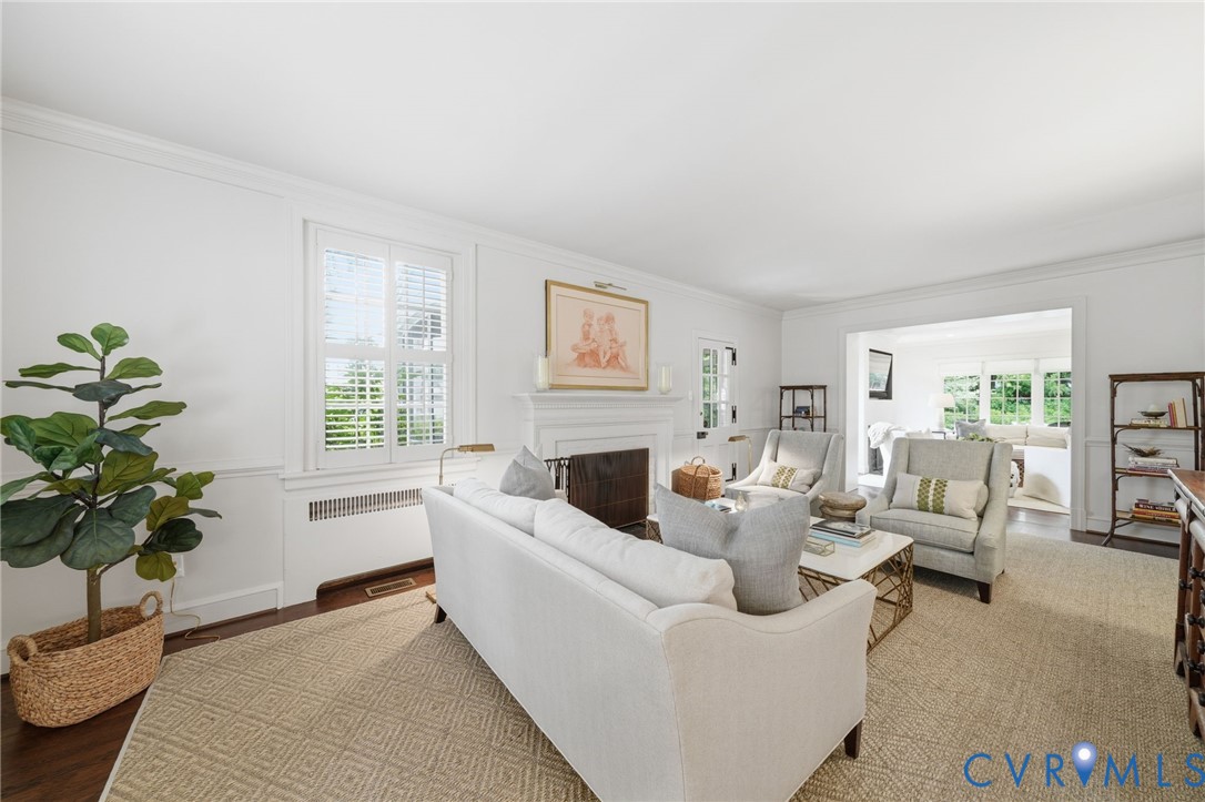 5023 Caledonia Road Richmond, VA 23225 - Photo 11 of 48 Stately formal living room featuring a classic woo
