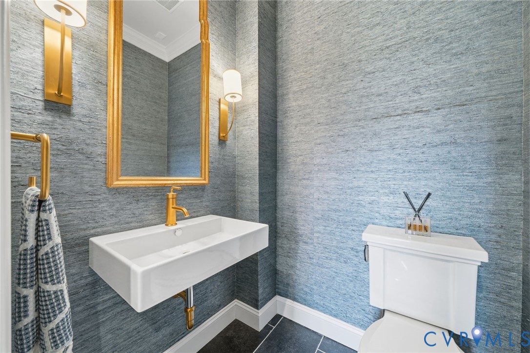 5023 Caledonia Road Richmond, VA 23225 - Photo 17 of 48 Sophisticated half bath conveniently located for g