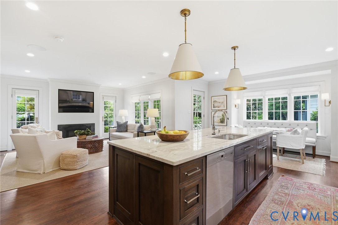 5023 Caledonia Road Richmond, VA 23225 - Photo 6 of 48 The centerpiece of the home: a massive island with