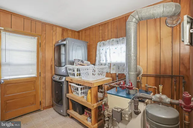 a room with gym equipment