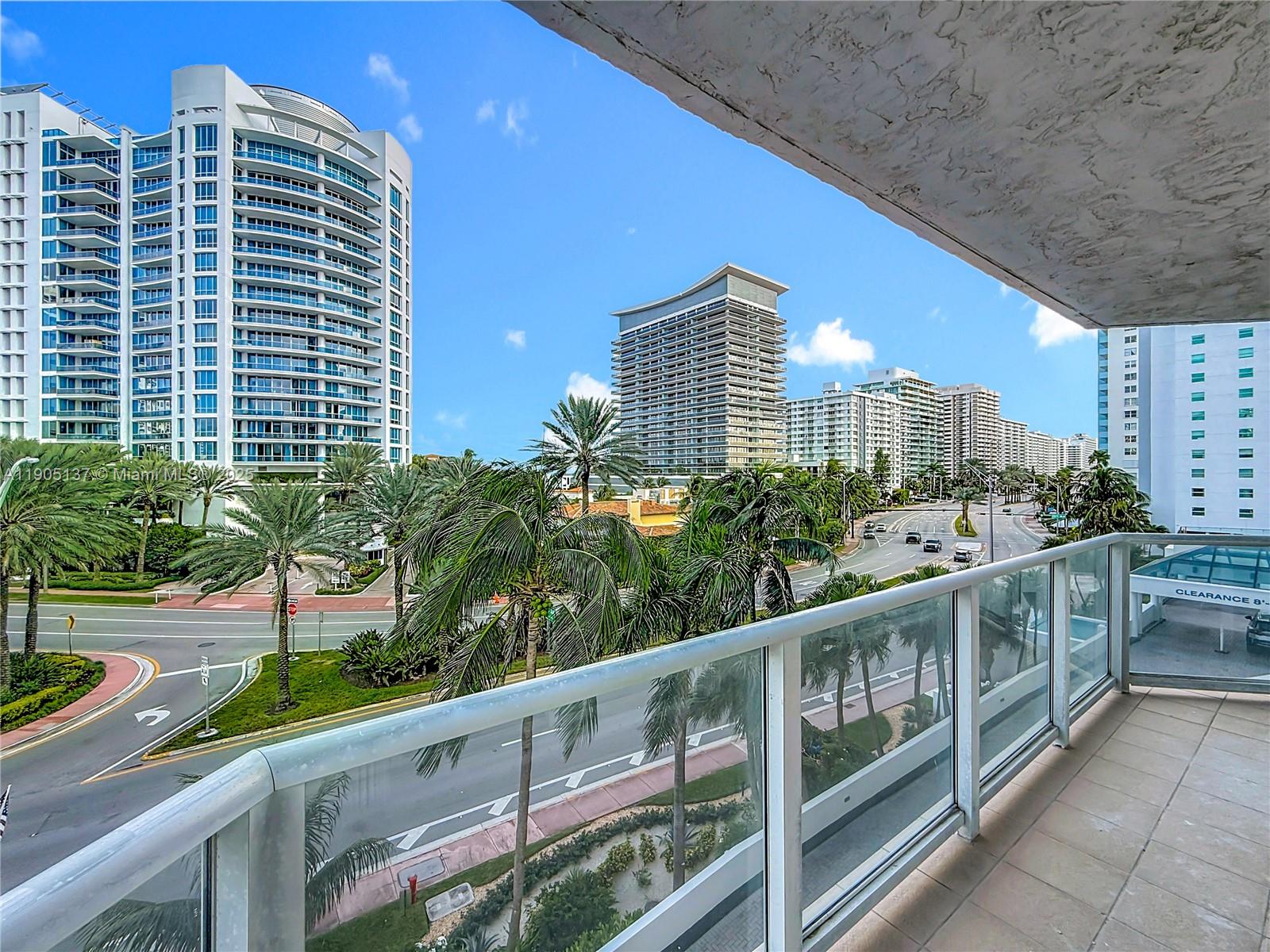 5900 Collins Avenue, Unit 508 Miami Beach, FL 33140 - Photo 27 of 39 a view of city from balcony