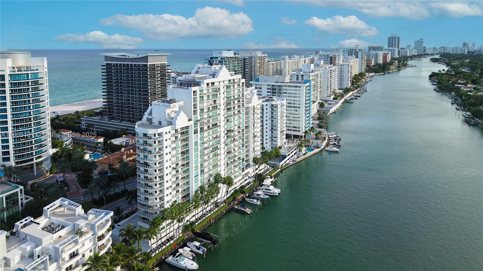 5900 Collins Avenue, Unit 508 Miami Beach, FL 33140 - Photo 34 of 39 a city view with tall buildings