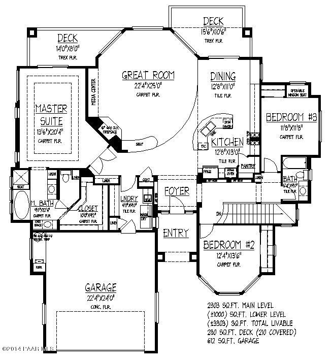3100 Bar-Circle-A Road Prescott, AZ 86301 - Photo 18 of 18 FLOOR PLAN 2