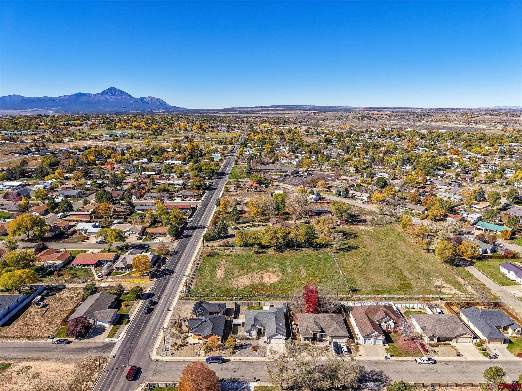 721 Arbor Street Cortez, CO 81321 - Photo 16 of 16 an aerial view of residential houses with outdoor space