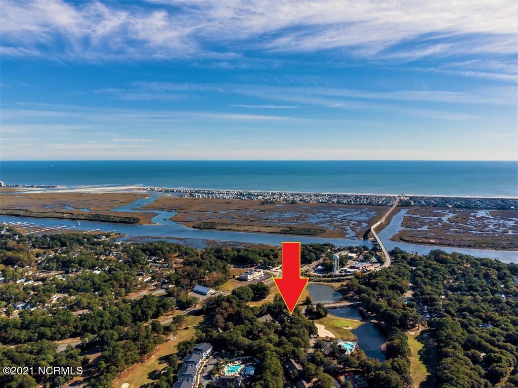 250 Clubhouse Road, Unit A Sunset Beach, NC 28468 - Photo 28 of 32 Aerial View