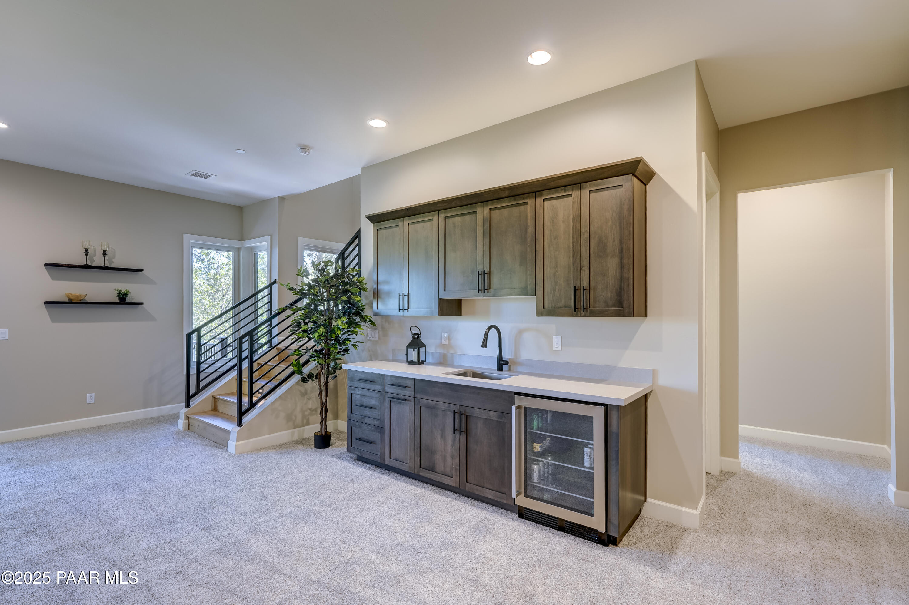 1145 High Valley Ranch Road Prescott, AZ 86303 - Photo 34 of 57 Lower Level Entry/Wet Bar