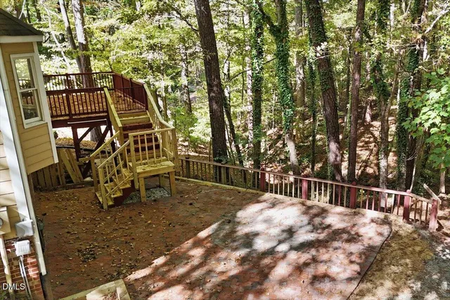 a view of outdoor space with seating