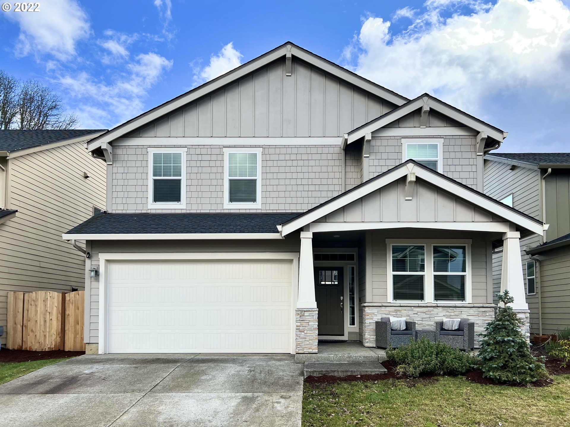 13305 Northeast 114th Way Brush Prairie, WA 98606 - Photo 1 of 31 a view of a house with backyard and garden