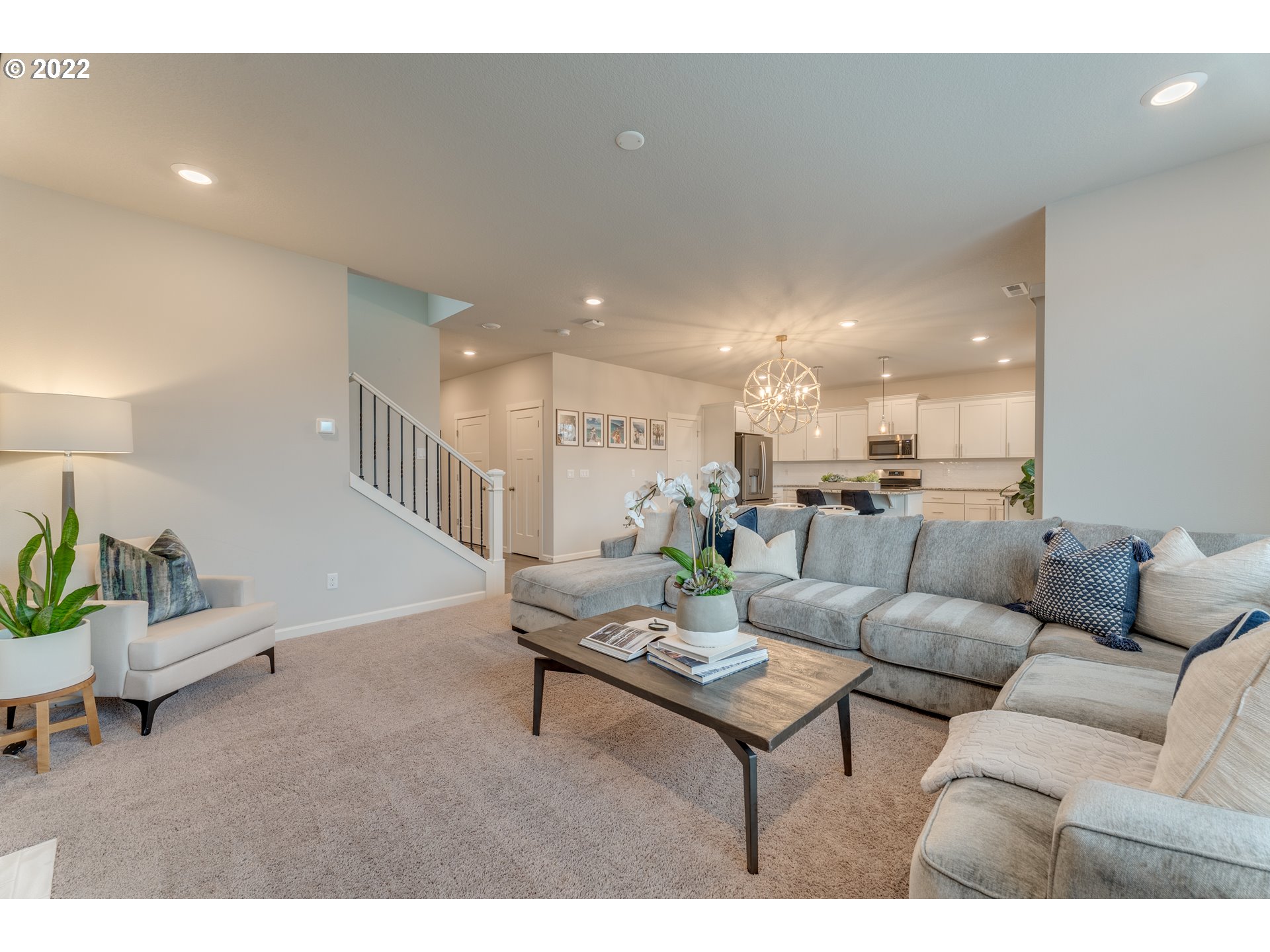 13305 Northeast 114th Way Brush Prairie, WA 98606 - Photo 12 of 31 a living room with furniture and kitchen view