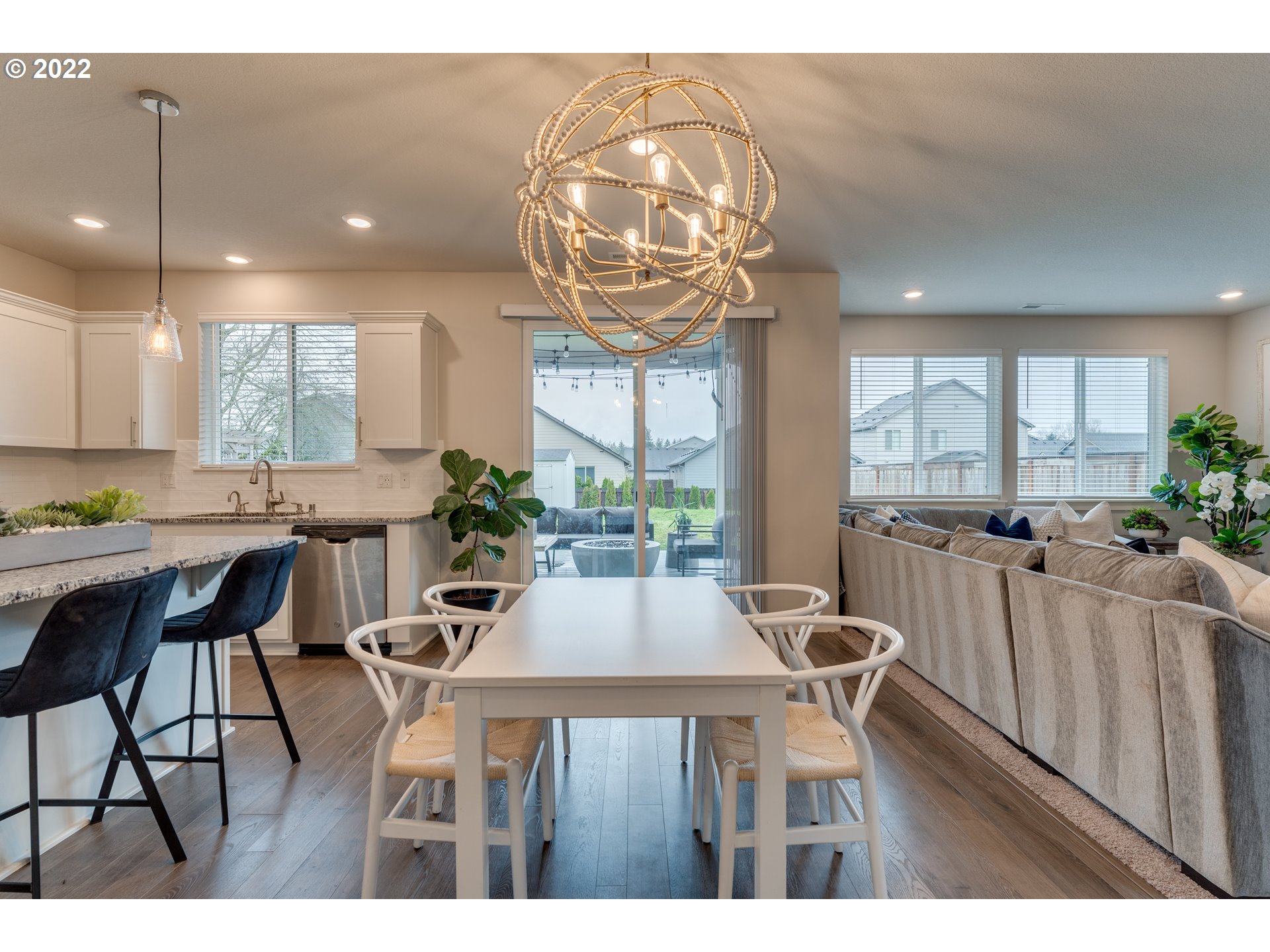 13305 Northeast 114th Way Brush Prairie, WA 98606 - Photo 9 of 31 a view of a dining room with furniture window and outside view