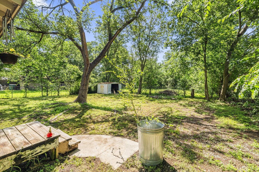 807 Cecelia Street Taylor, TX 76574 - Photo 20 of 24 a view of backyard of house with outdoor seating