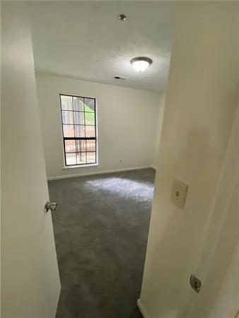 a bathroom with a window