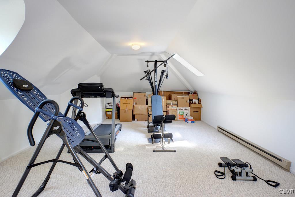 2270 Bishop Road Allentown, PA 18103 - Photo 28 of 33 a room with gym equipment and view of living room
