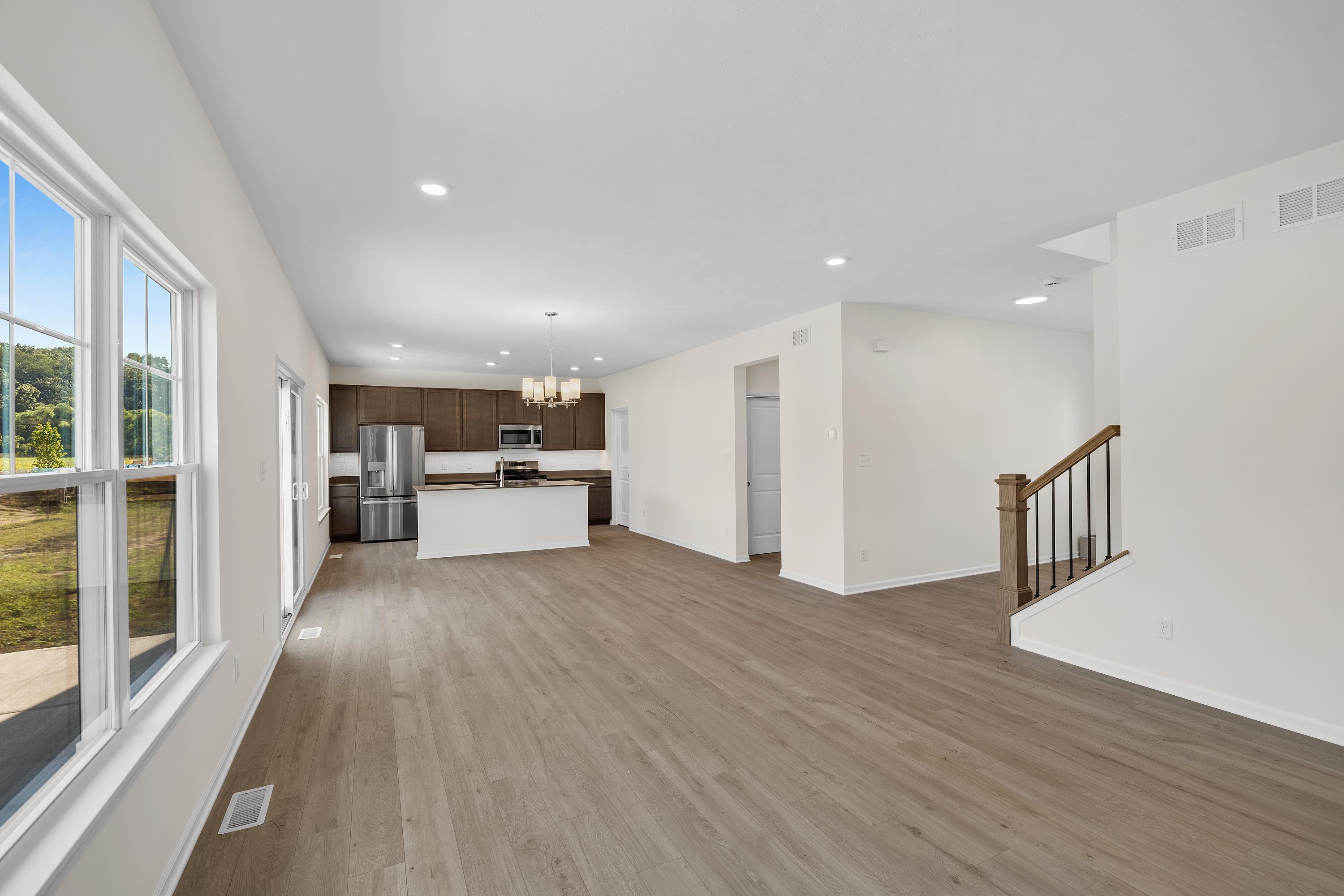 3758 Wild Grove Way Valparaiso, IN 46385 - Photo 2 of 19 a view of kitchen with wooden floor
