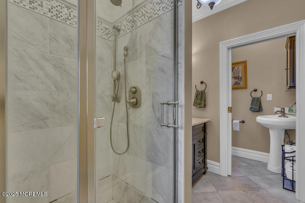75 Elizabeth Street Keyport, NJ 07735 - Photo 19 of 61 a bathroom with a shower