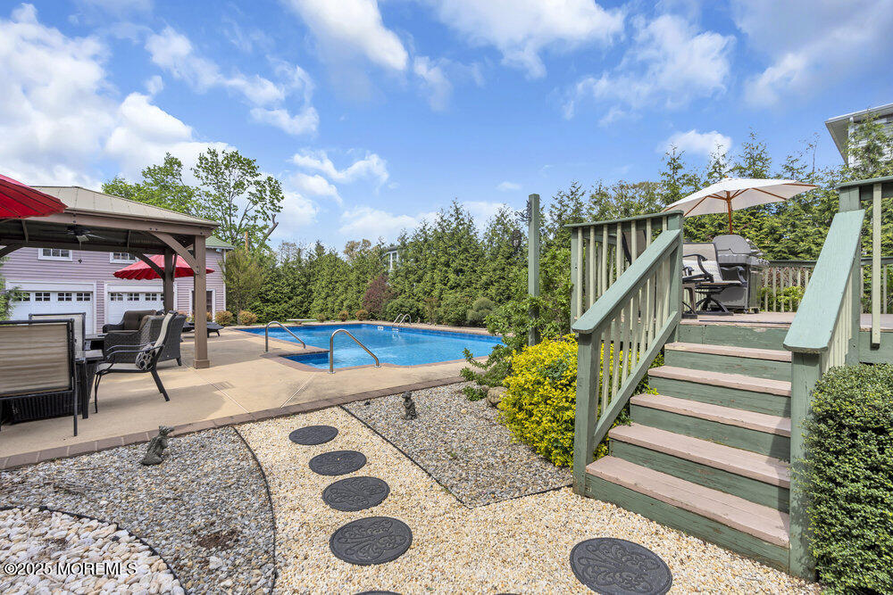 75 Elizabeth Street Keyport, NJ 07735 - Photo 47 of 61 a view of swimming pool with seating space