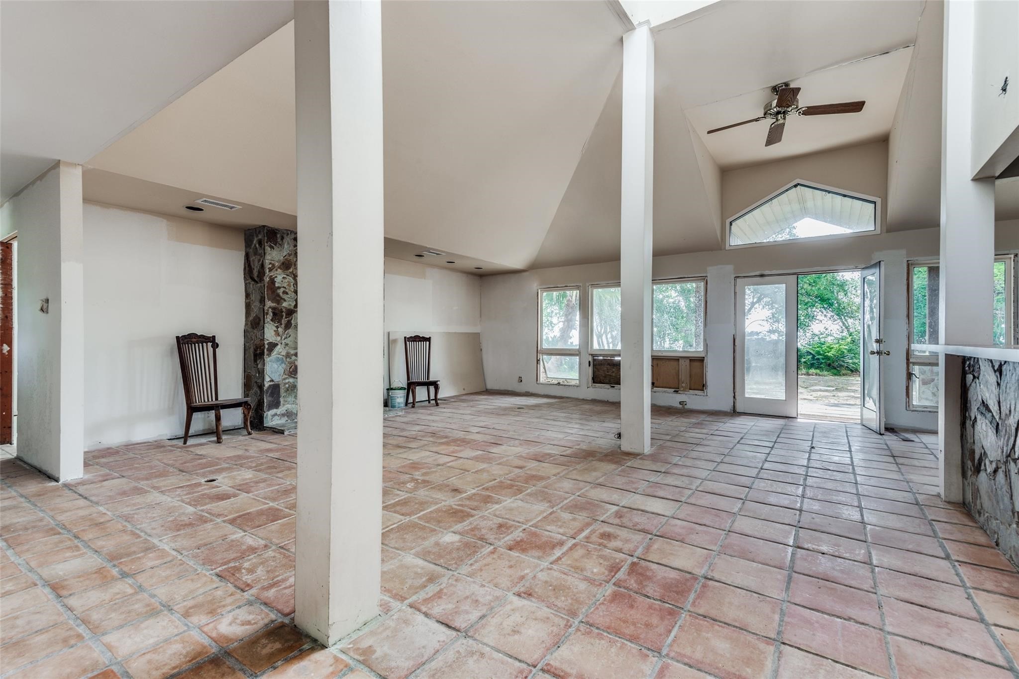 19410 Nehoc Lane Houston, TX 77346 - Photo 23 of 26 a view interior of a house with yard and outdoor seating