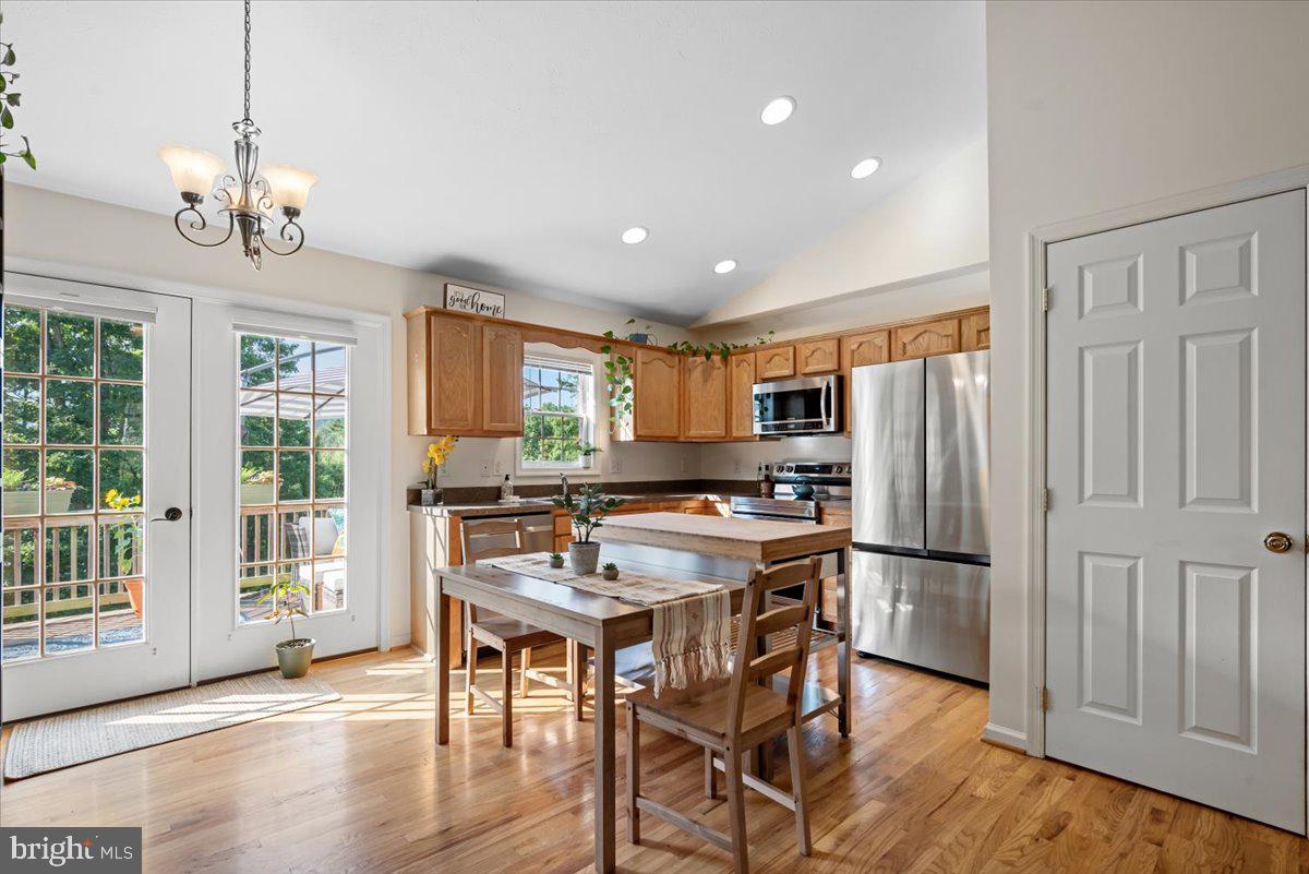 584 Pine Ridge Drive Front Royal, VA 22630 - Photo 16 of 36 Light-filled kitchen opens to deck