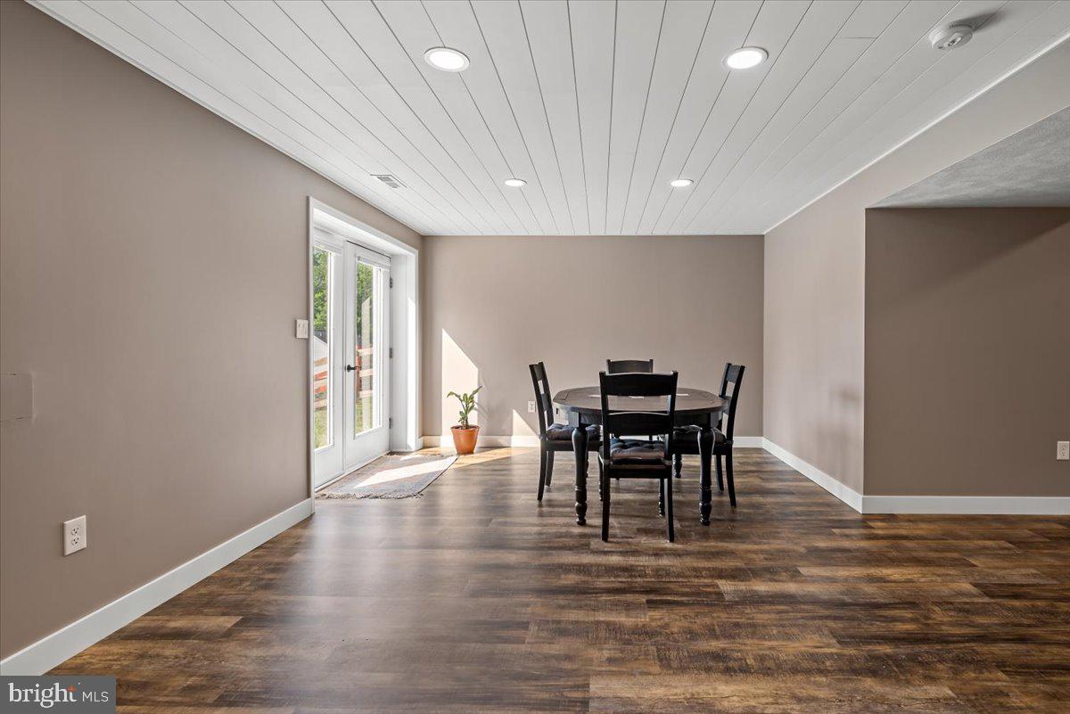584 Pine Ridge Drive Front Royal, VA 22630 - Photo 26 of 36 New basement. White Shiplap Ceiling