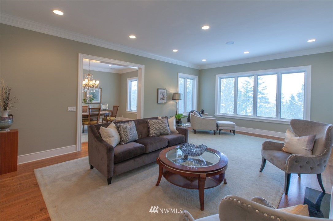 1334 Chuckanut Crest Drive Bellingham, WA 98229 - Photo 10 of 40 a living room with furniture and a large window