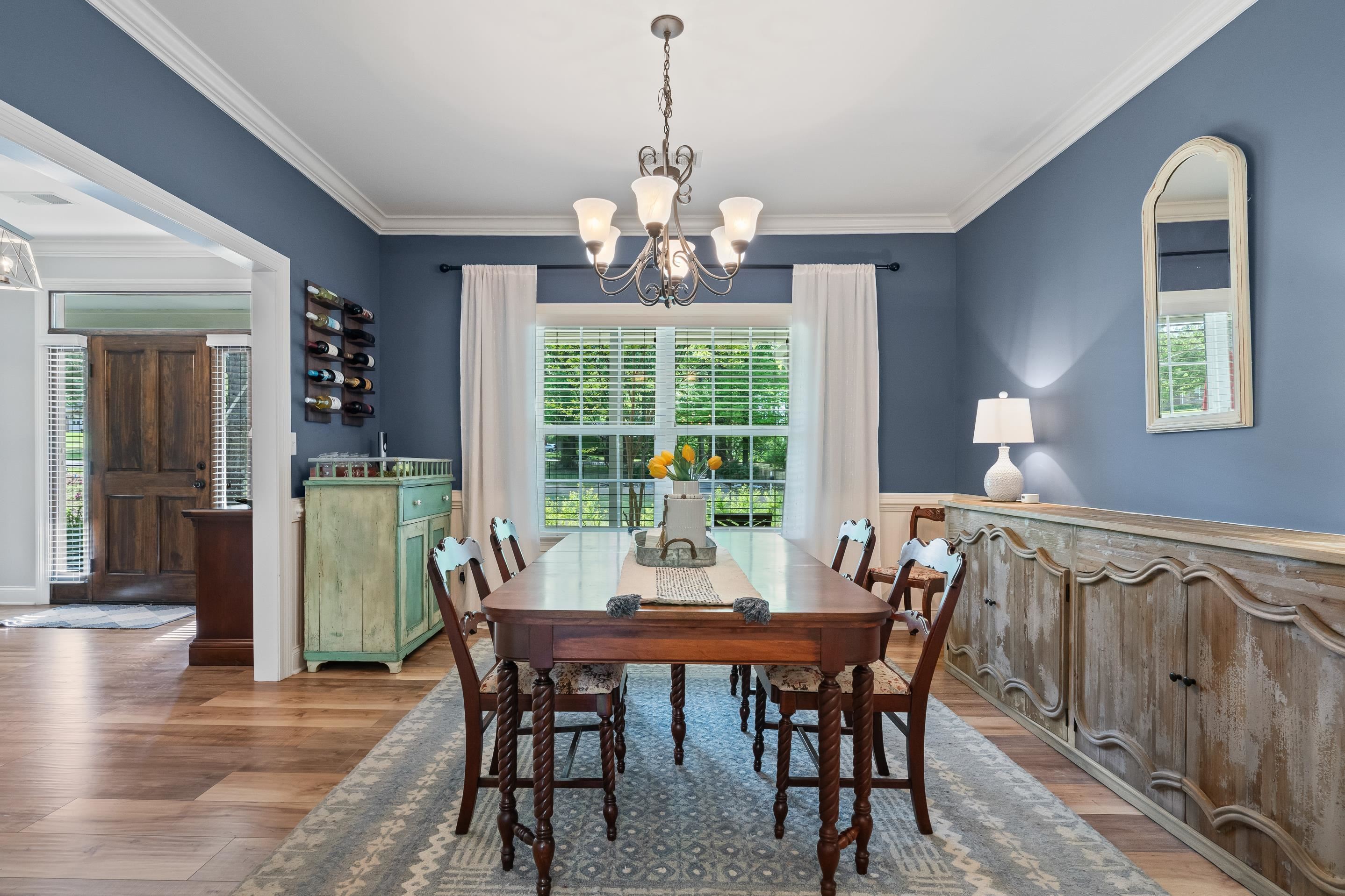 210 Poplar Acres Road Piperton, TN 38017 - Photo 16 of 40 a view of a dining room with furniture window and outside view