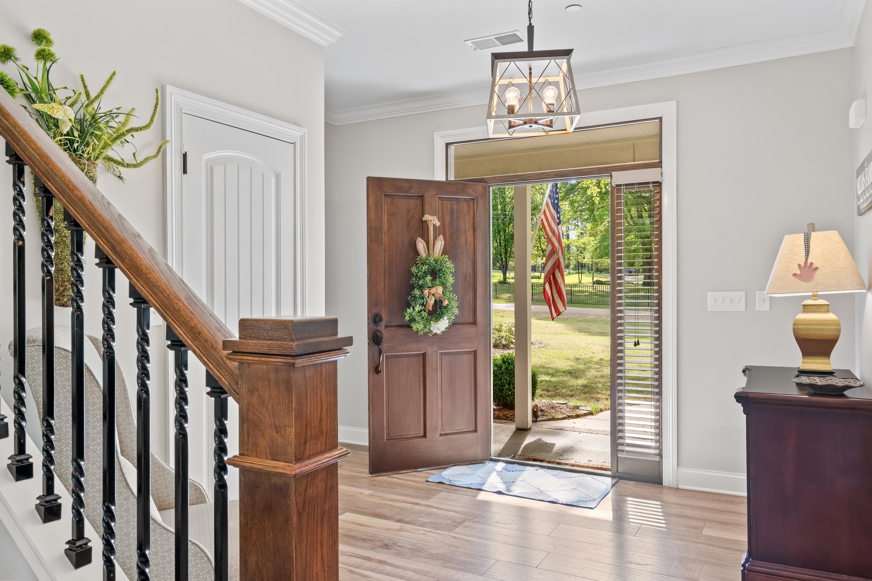 210 Poplar Acres Road Piperton, TN 38017 - Photo 8 of 40 a view of an entryway with wooden floor