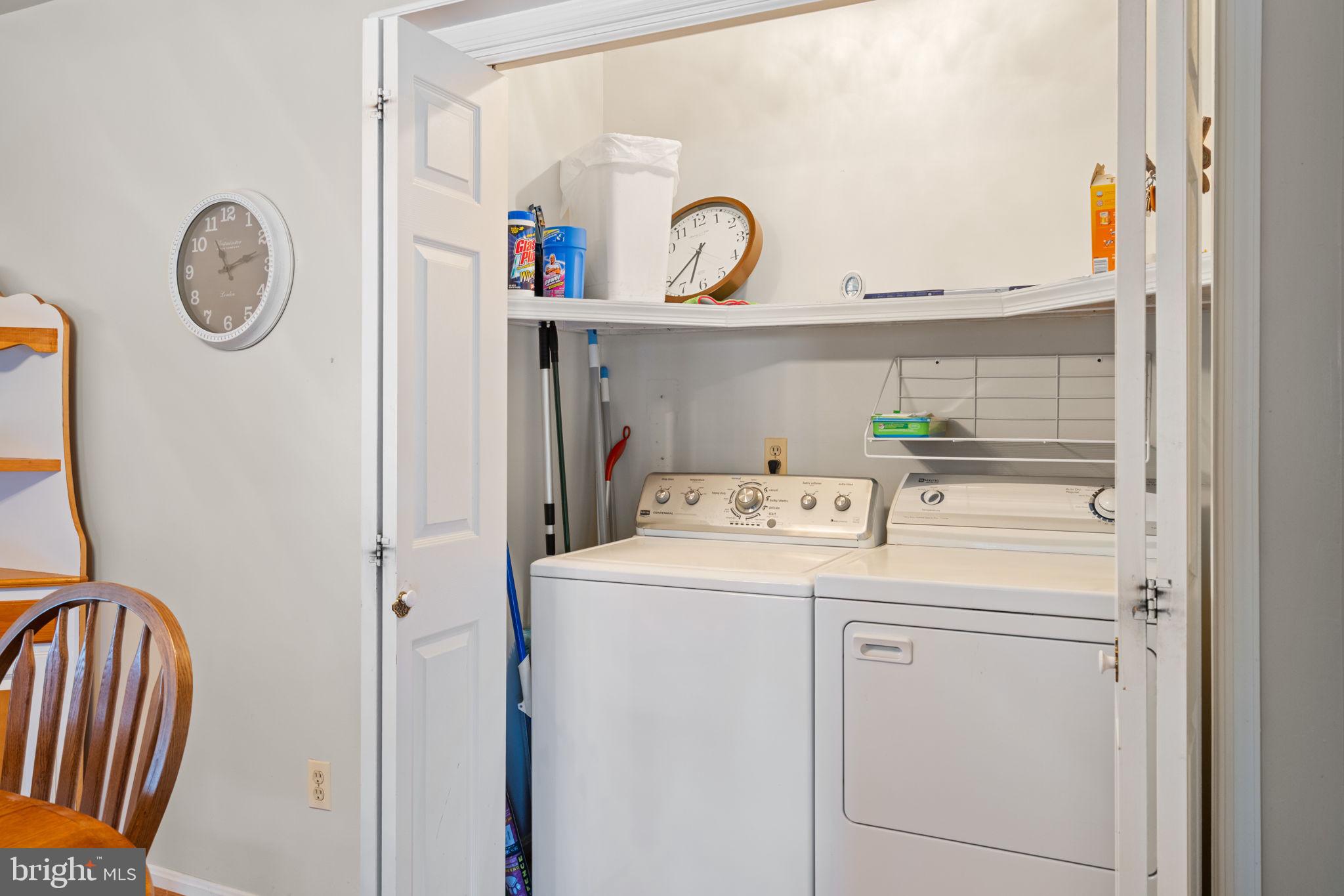 161 Troy Road Louisa, VA 23093 - Photo 22 of 60 a utility room with dryer and washer