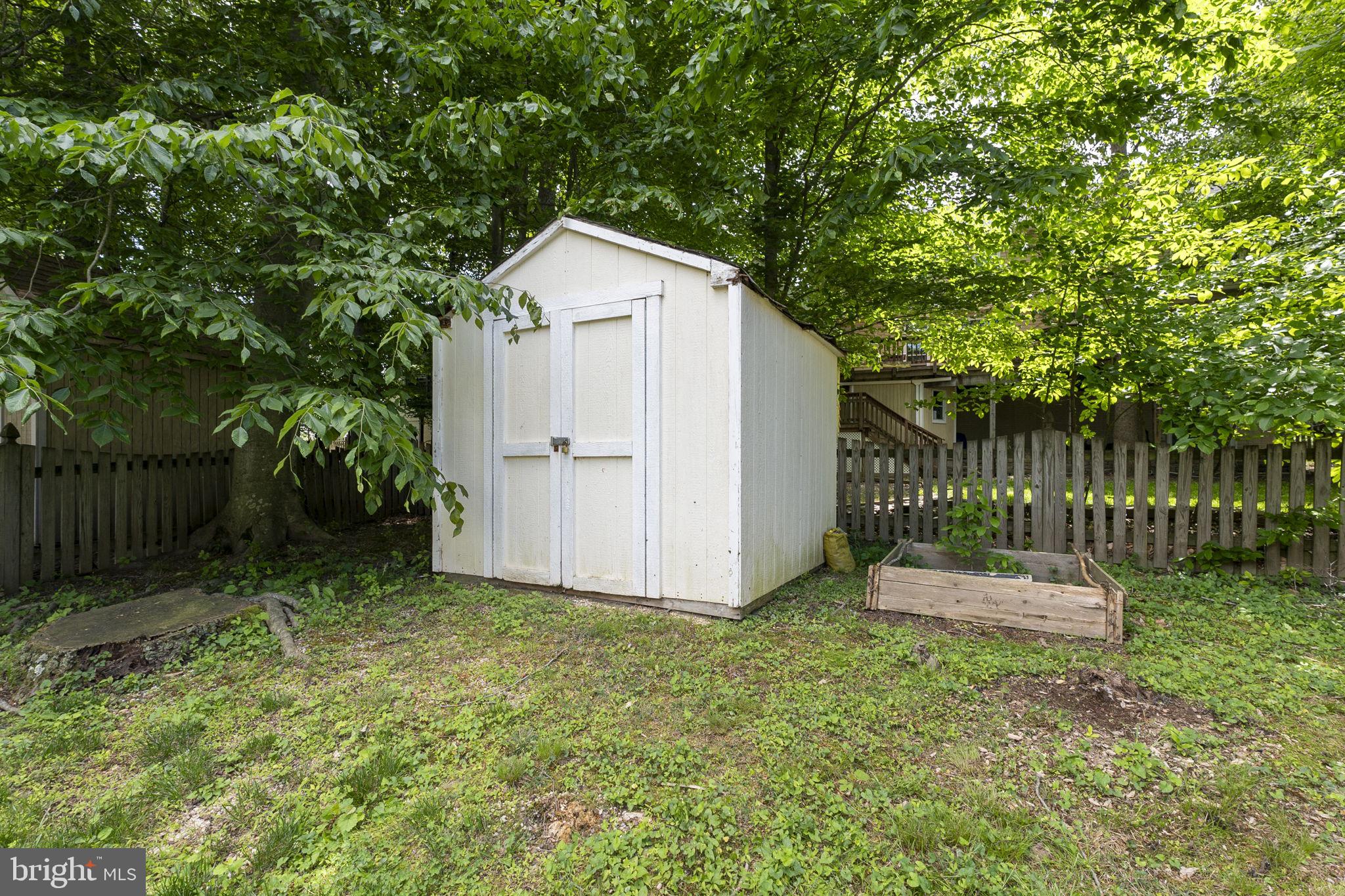6455 Saddlebrook Lane Frederick, MD 21701 - Photo 37 of 38 a backyard of a house with a small yard and wooden fence