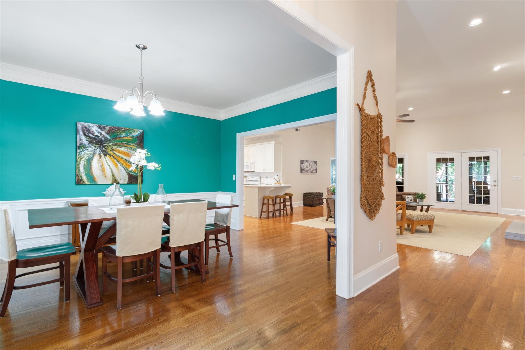 272 Noah Drive Franklin, TN 37064 - Photo 5 of 35 a view of a dining room with furniture window and wooden floor