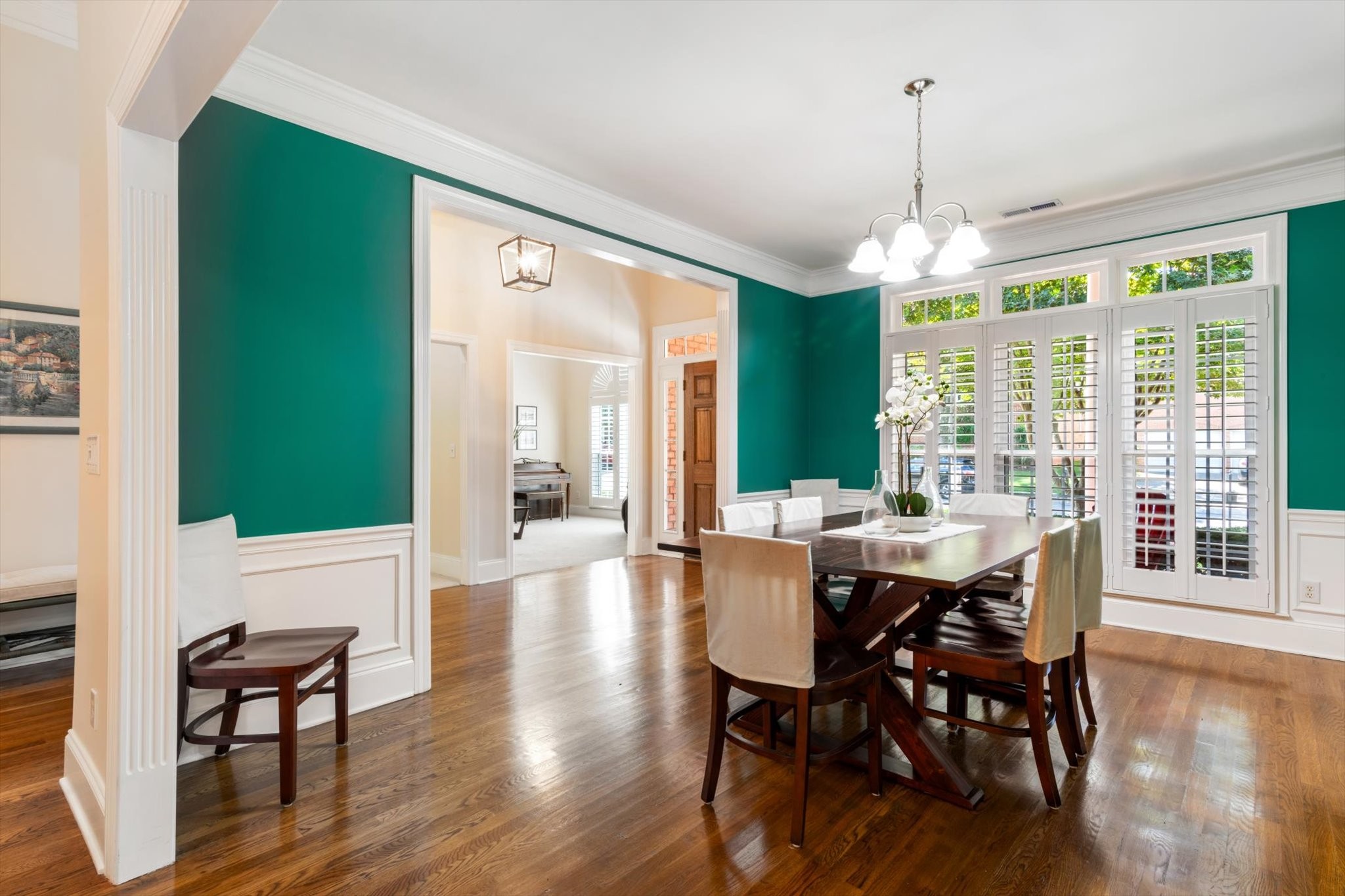272 Noah Drive Franklin, TN 37064 - Photo 6 of 35 a view of a dining room with furniture window and wooden floor