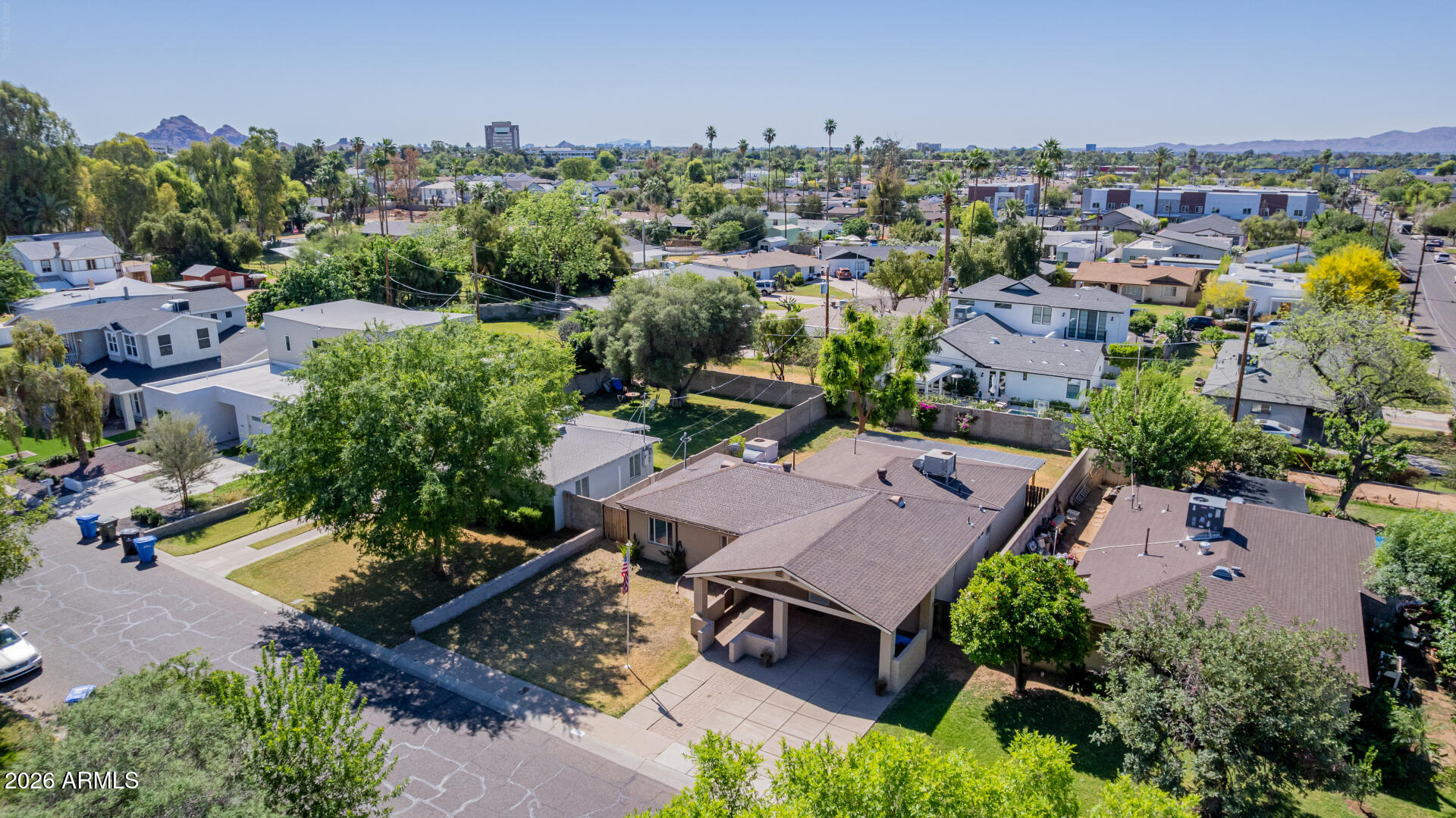 3907 East Mulberry Drive Phoenix, AZ 85018 - Photo 43 of 48 an aerial view of a house with outdoor space