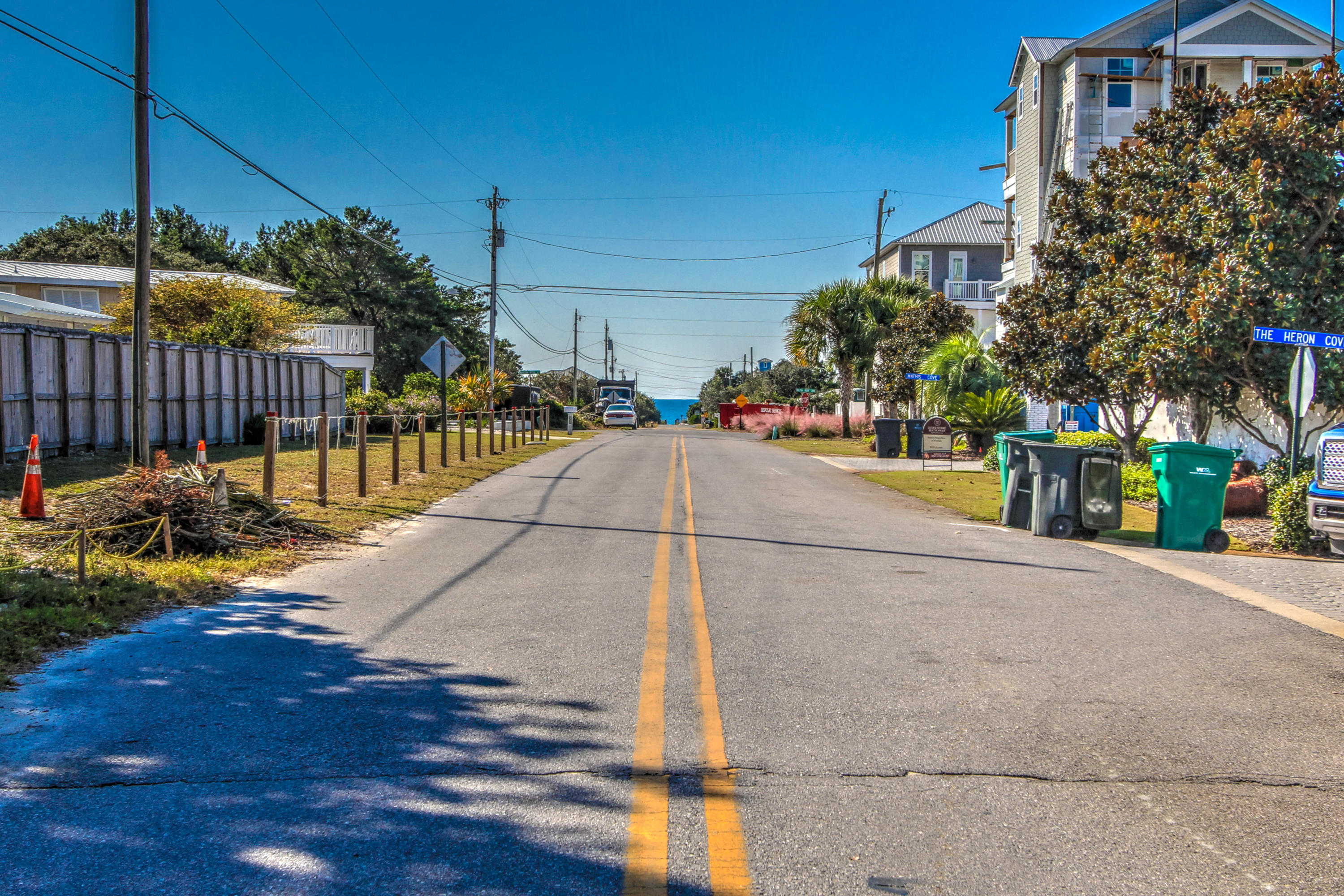 49 South Wall Street Inlet Beach, FL 32461 - Photo 10 of 34 a view of a street with potted plants