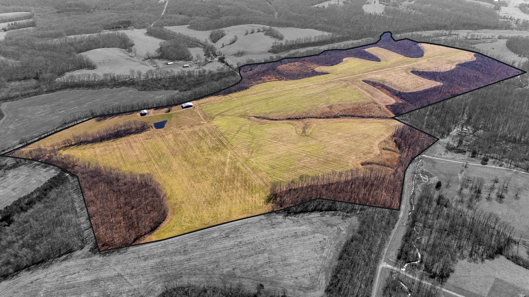 0 Fall River Road Leoma, TN 38468 - Photo 26 of 45 a bed with white sheets and pillows on it
