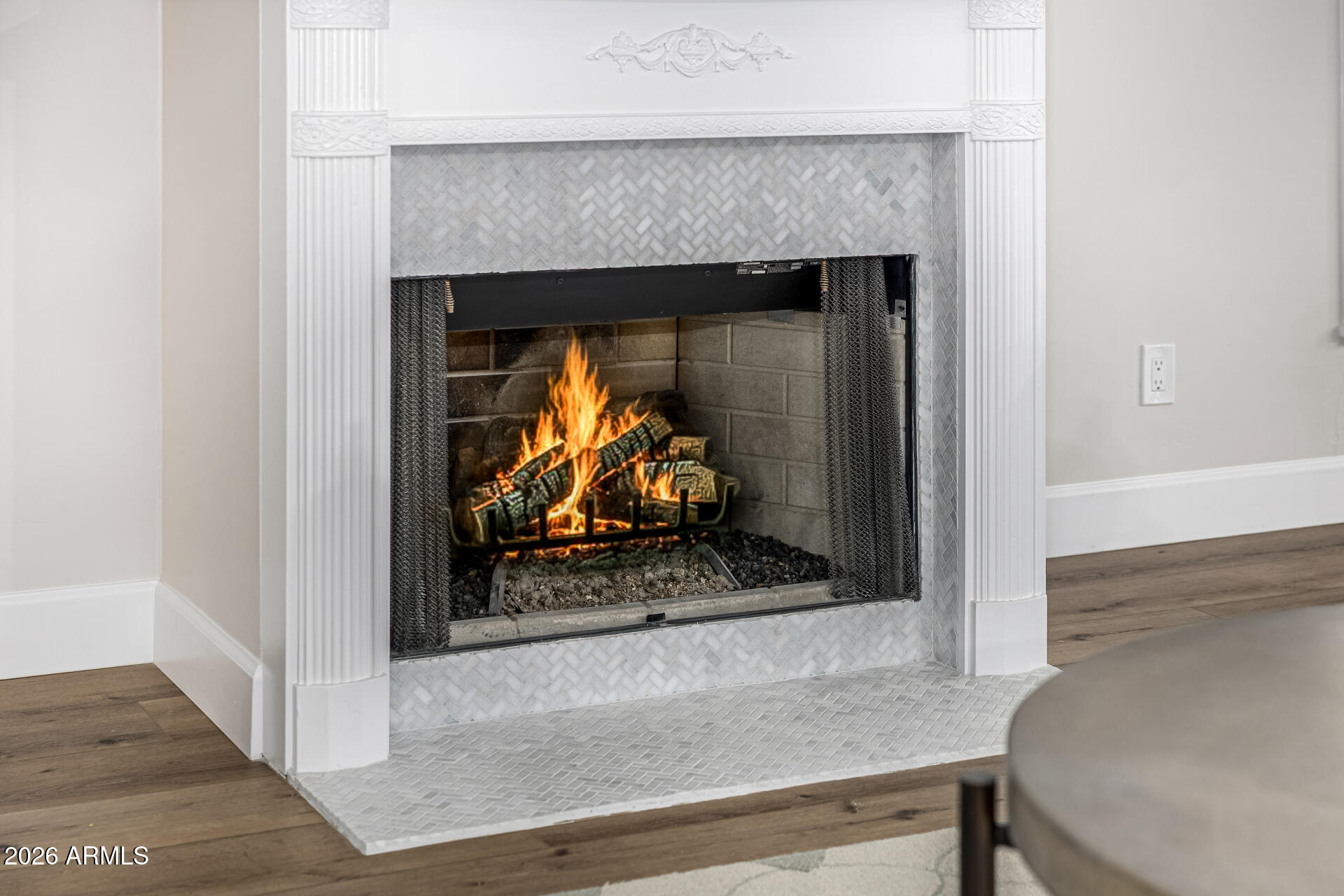 1625 Palmcroft Way Southwest Phoenix, AZ 85007 - Photo 24 of 69 Sitting Room Fireplace