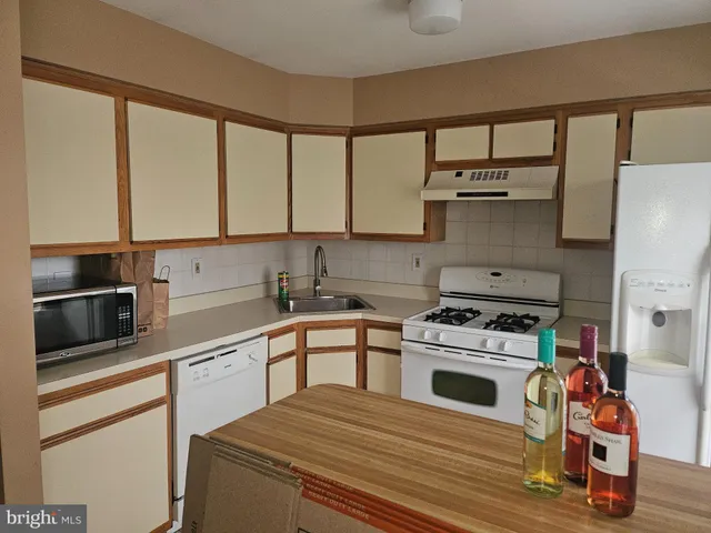 a kitchen with a stove a sink and a refrigerator