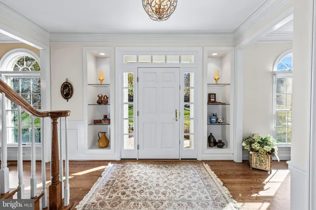 a front view of a house with entryway