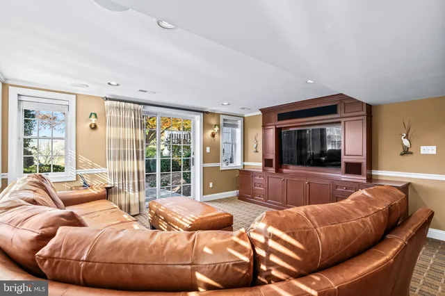 a view of a yard with an outdoor space