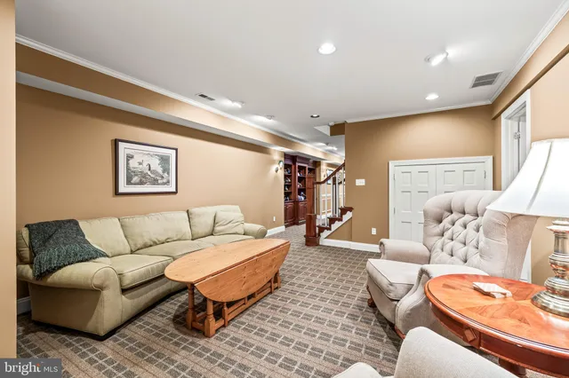 a view of a porch with wooden floor