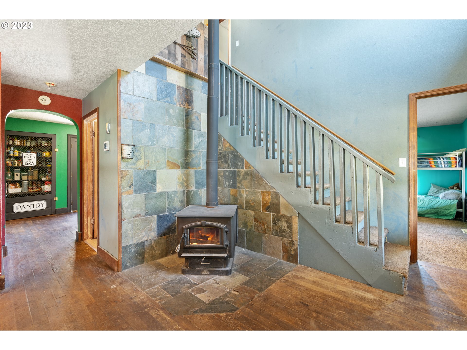 24411 South Springwater Road Estacada, OR 97023 - Photo 3 of 48 a view of entryway and hall with wooden floor