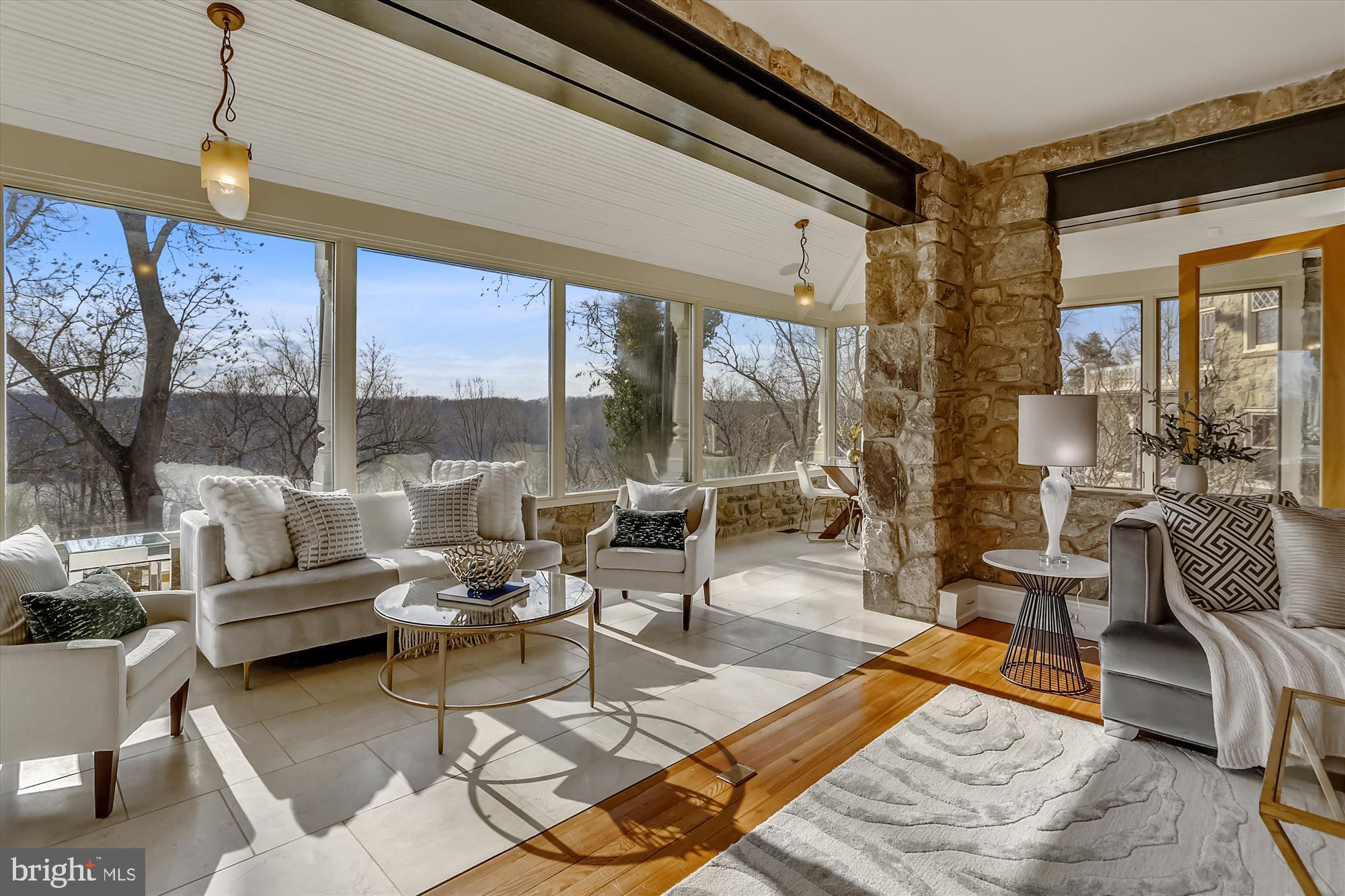5417 Mohican Road Bethesda, MD 20816 - Photo 31 of 100 a living room with patio furniture and a floor to ceiling window