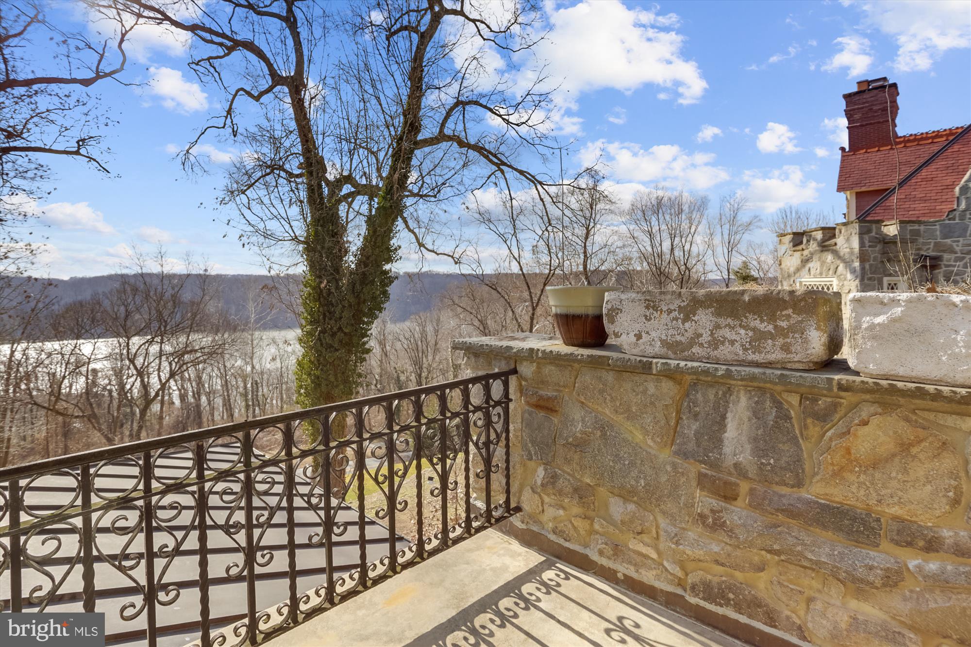 5417 Mohican Road Bethesda, MD 20816 - Photo 44 of 100 a view of balcony with wooden floor and fence