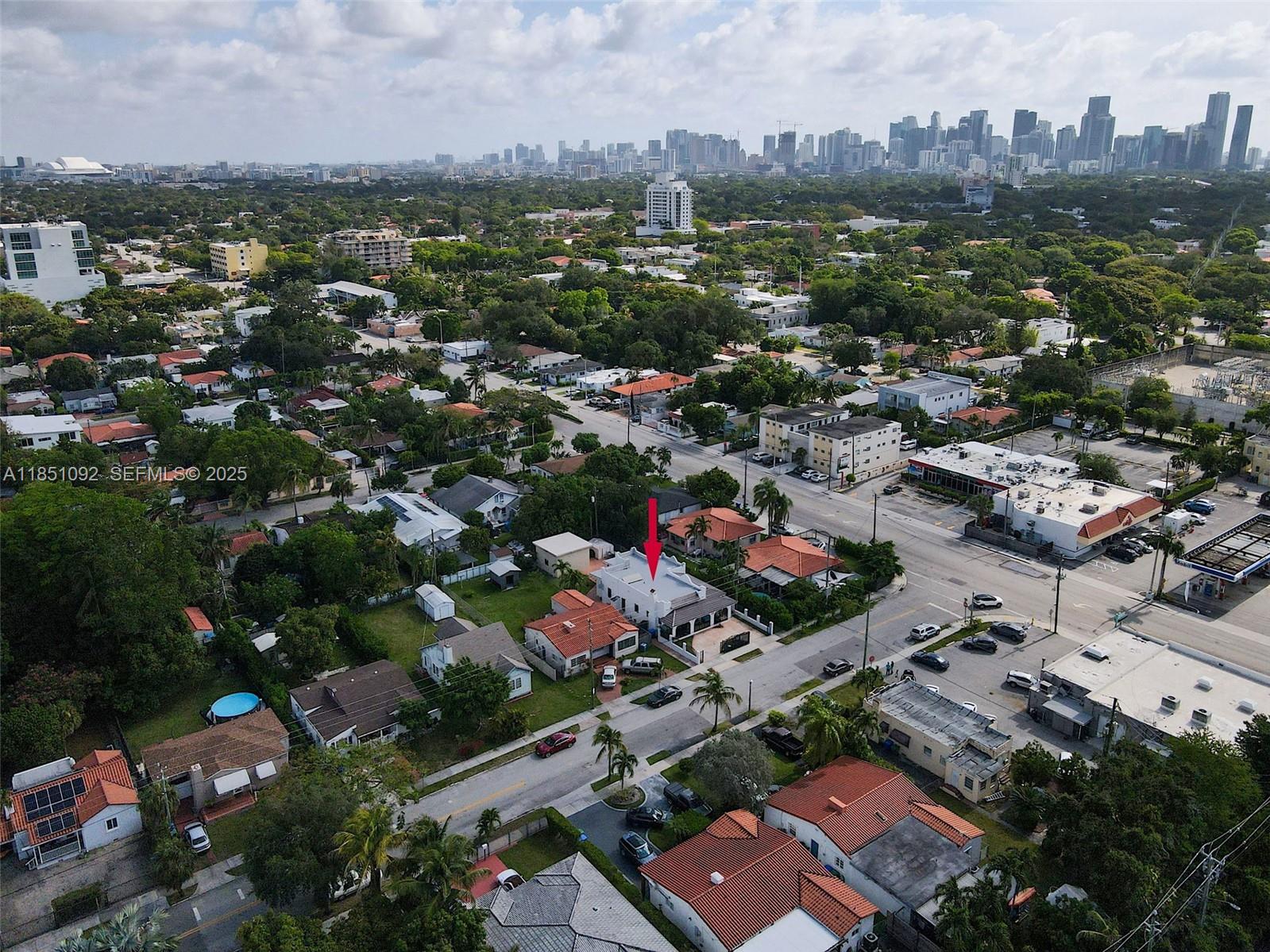 1721 Southwest 24th Terrace Miami, FL 33145 - Photo 73 of 80 an aerial view of a city