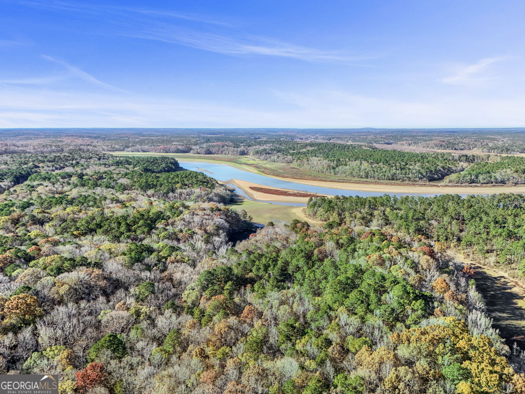 11.62-ac New Franklin Road Hogansville, GA 30230 - Photo 2 of 29 a view of a lake with a city view