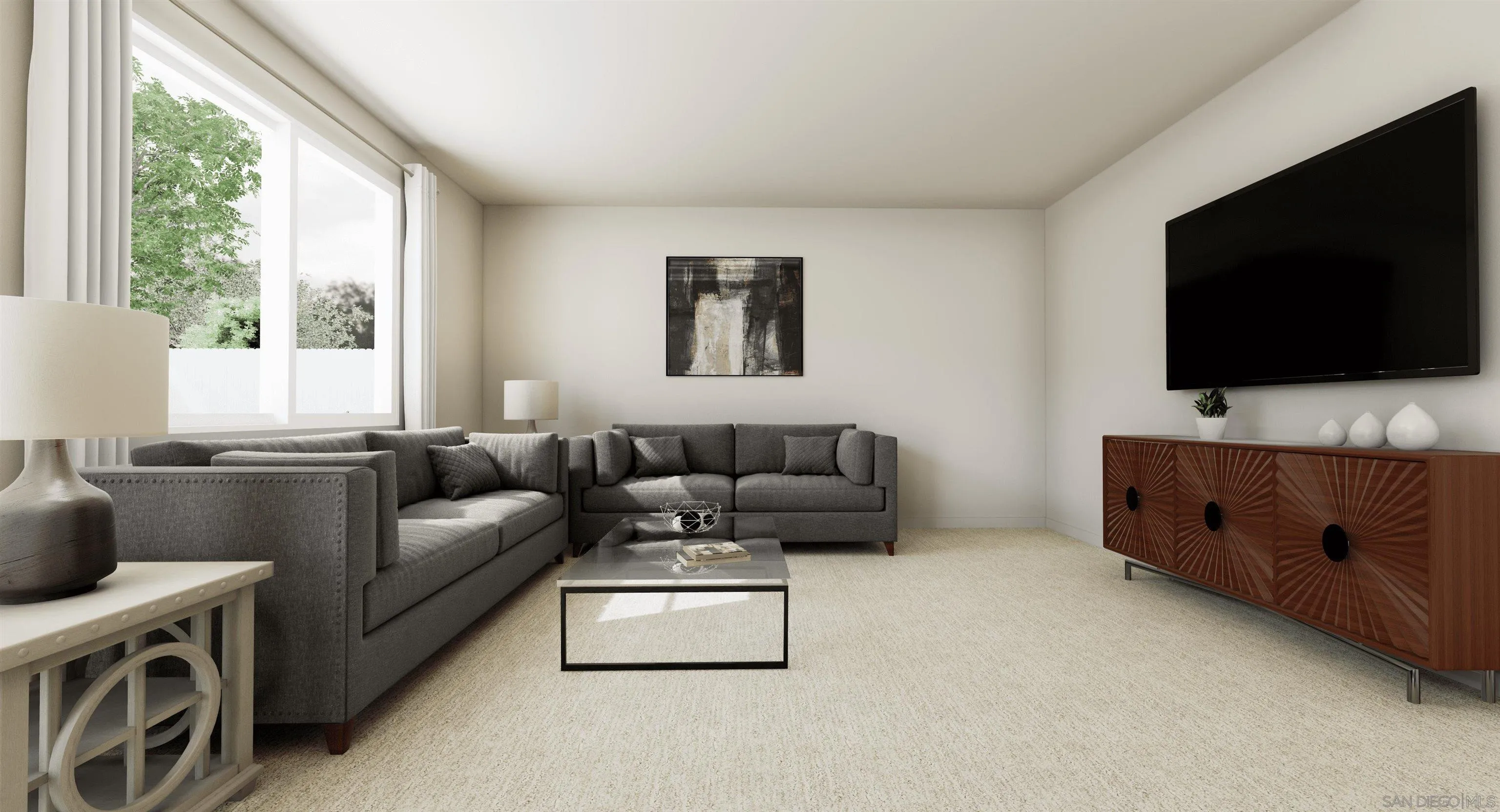 401 Meadowood Street Fallbrook, CA 92028 - Photo 4 of 9 a living room with furniture and a flat screen tv