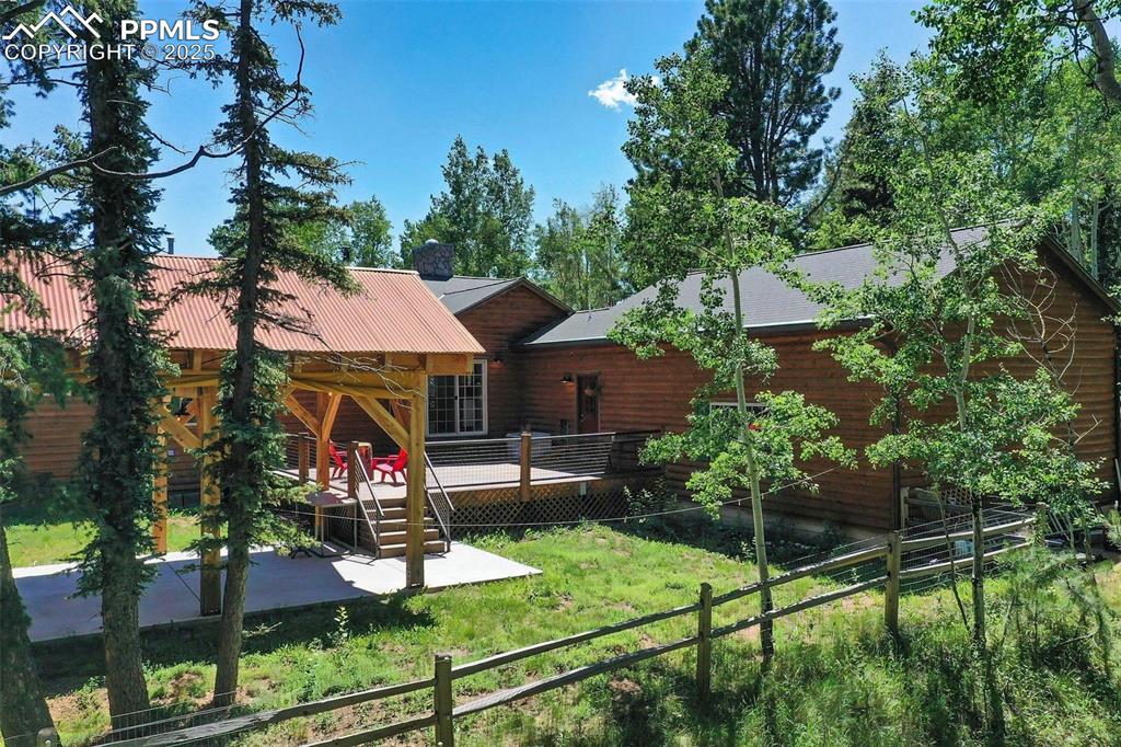 284 County Road 511 Divide, CO 80814 - Photo 41 of 49 an outdoor space with lots of trees