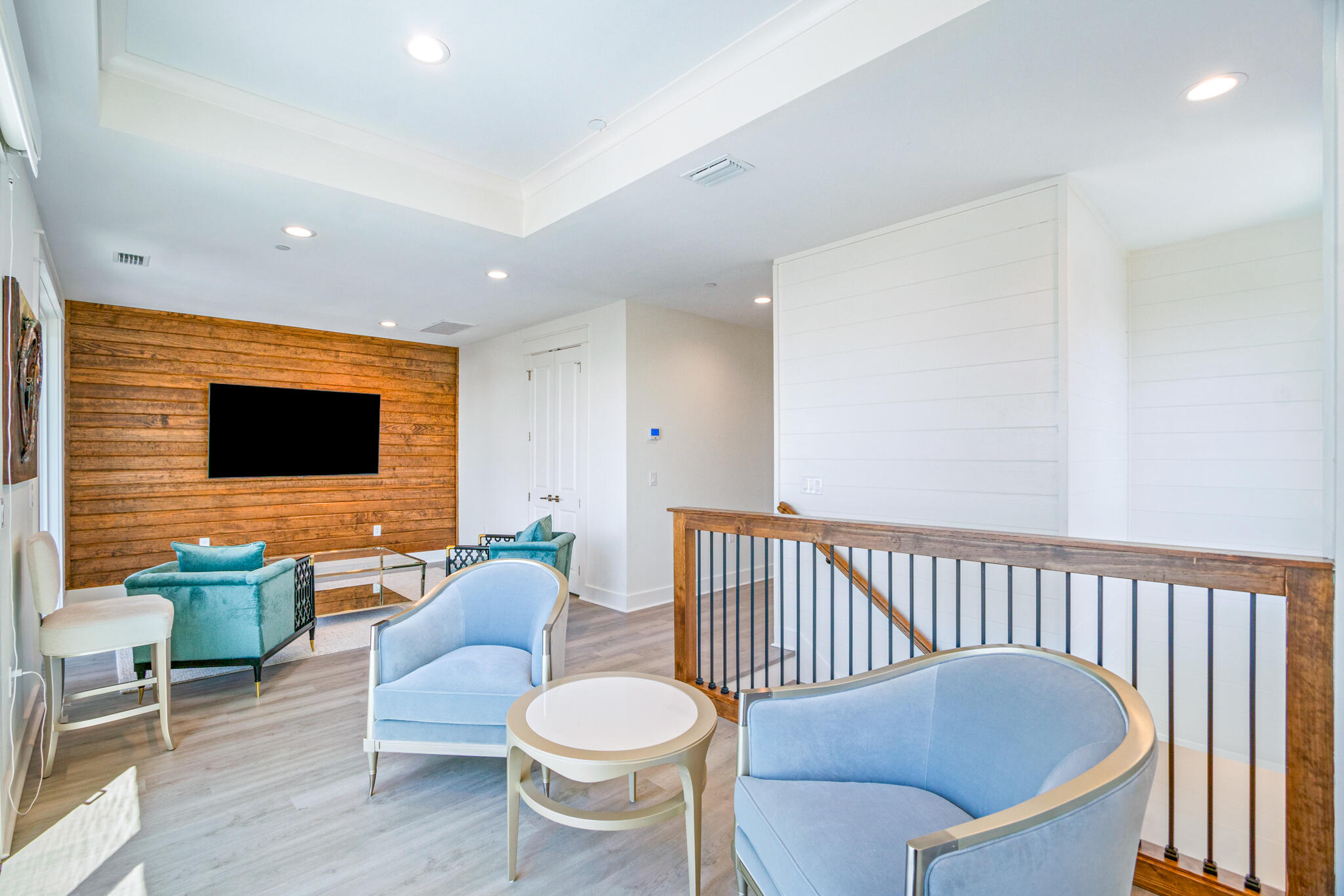 40 Cote D Azur Drive Santa Rosa Beach, FL 32459 - Photo 42 of 92 a living room with furniture a flat screen tv and rug