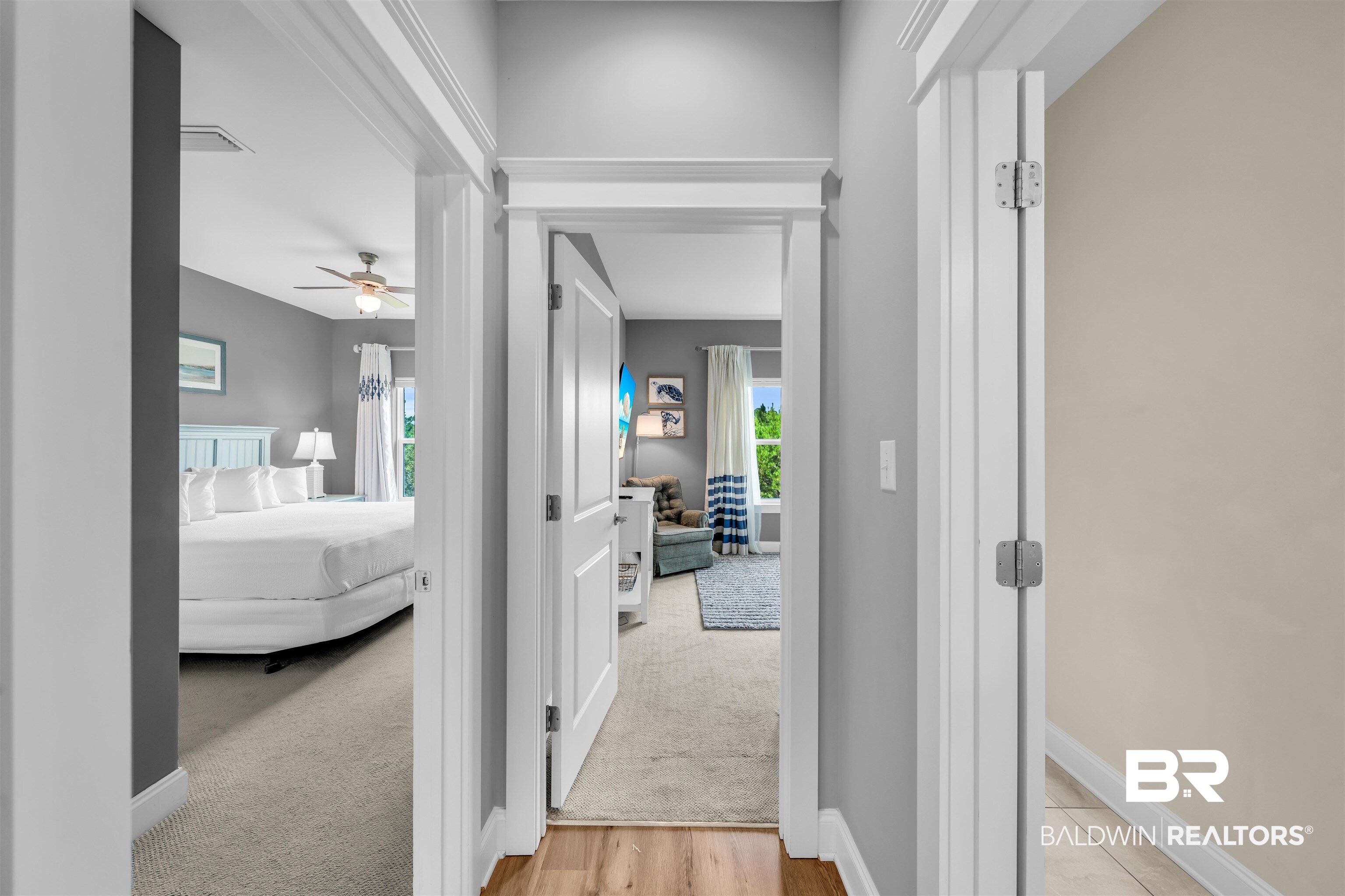 47 Parks Edge Orange Beach, AL 36561 - Photo 31 of 40 Corridor with carpet floors and wood finished floors
